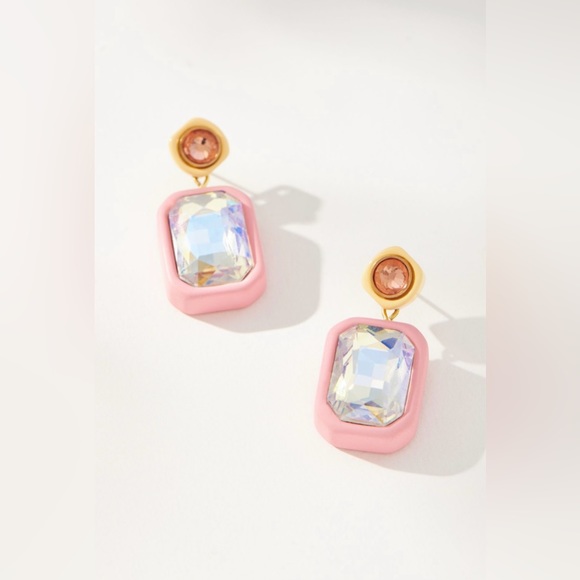 Anthropologie mixed shapes drop earring - Picture 1 of 15